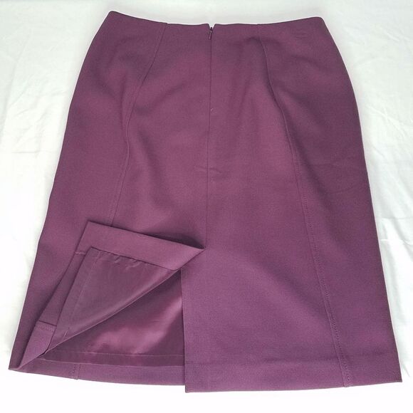 Halogen Purple Pencil Skirt Size 6 - Picture 3 of 9